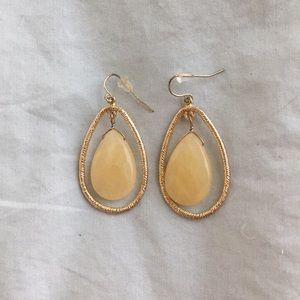 Tear drop dangle earrings